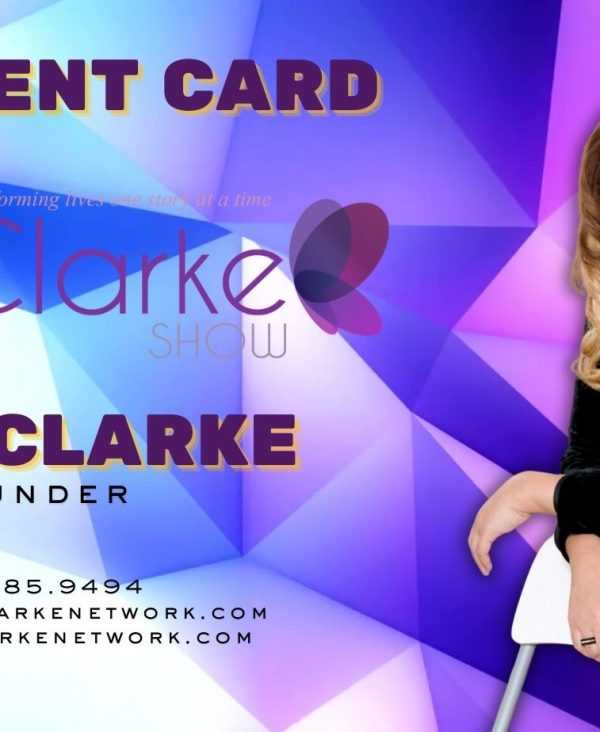 Nikki Clarke Show VIP Card