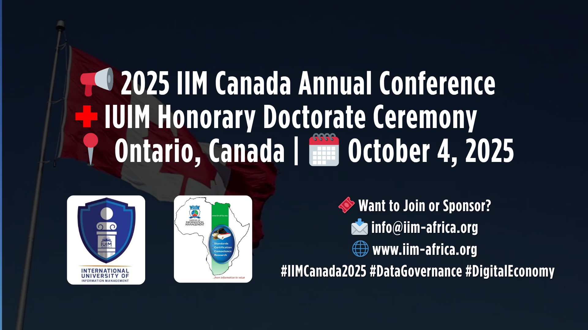 2025 IIM Canada Annual Conference  -IUIM Honoray Doctorate Ceremony