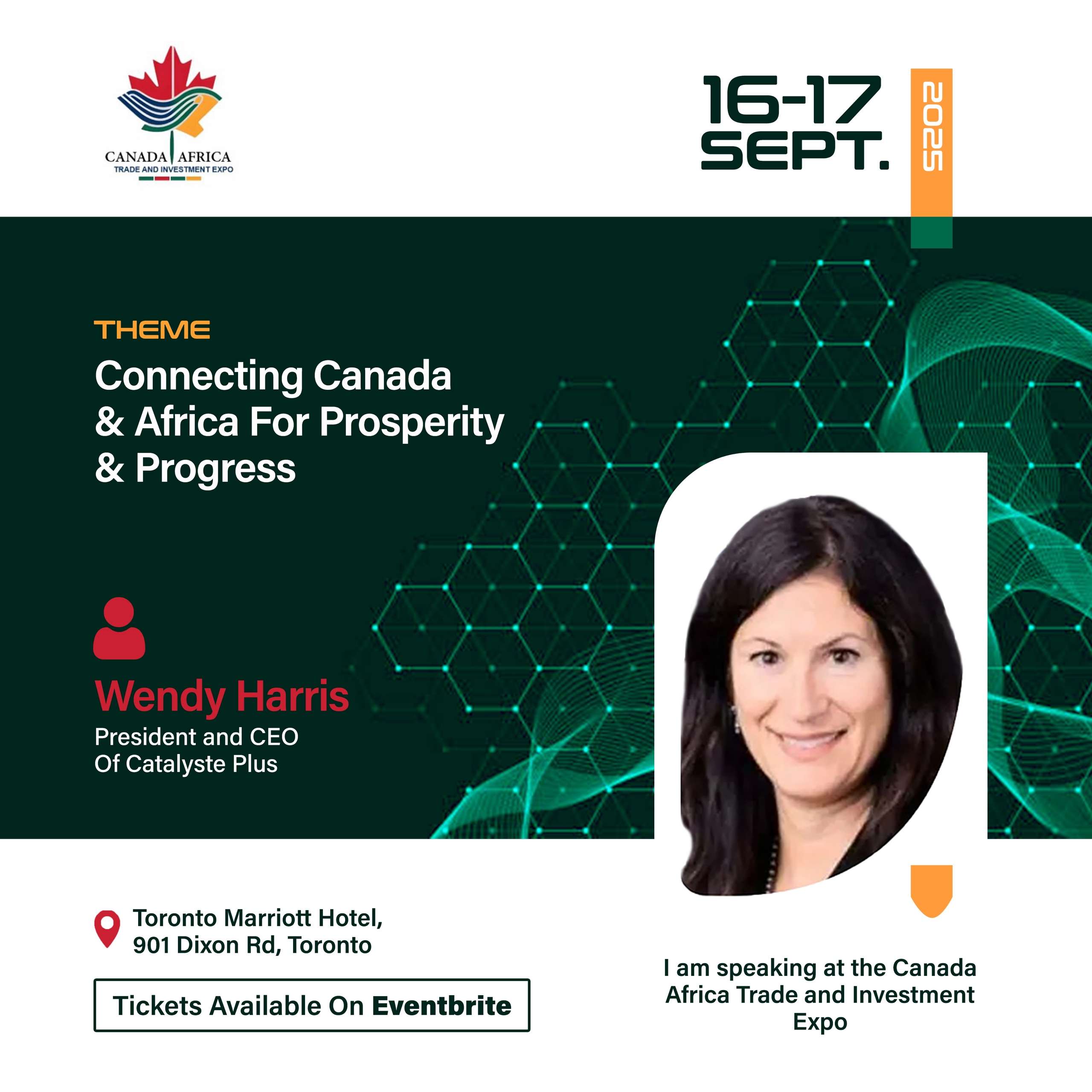 Connecting Canada and Africa for Prosperity and Progress - Wendy Harris