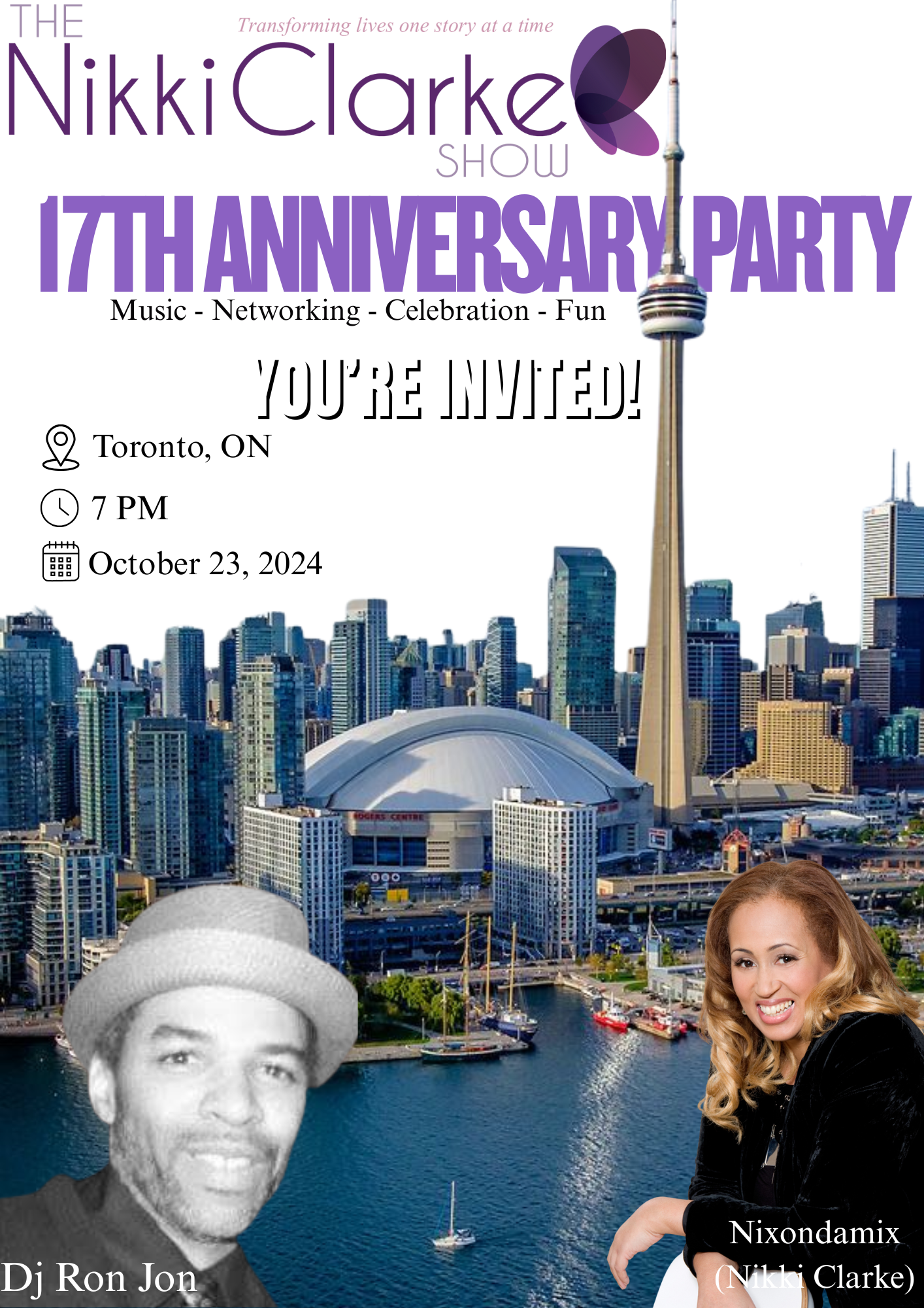 Nikki Clarke Show 17th Anniversary Party