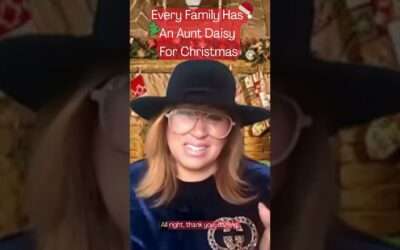 Aunt Daisy visits for Christmas