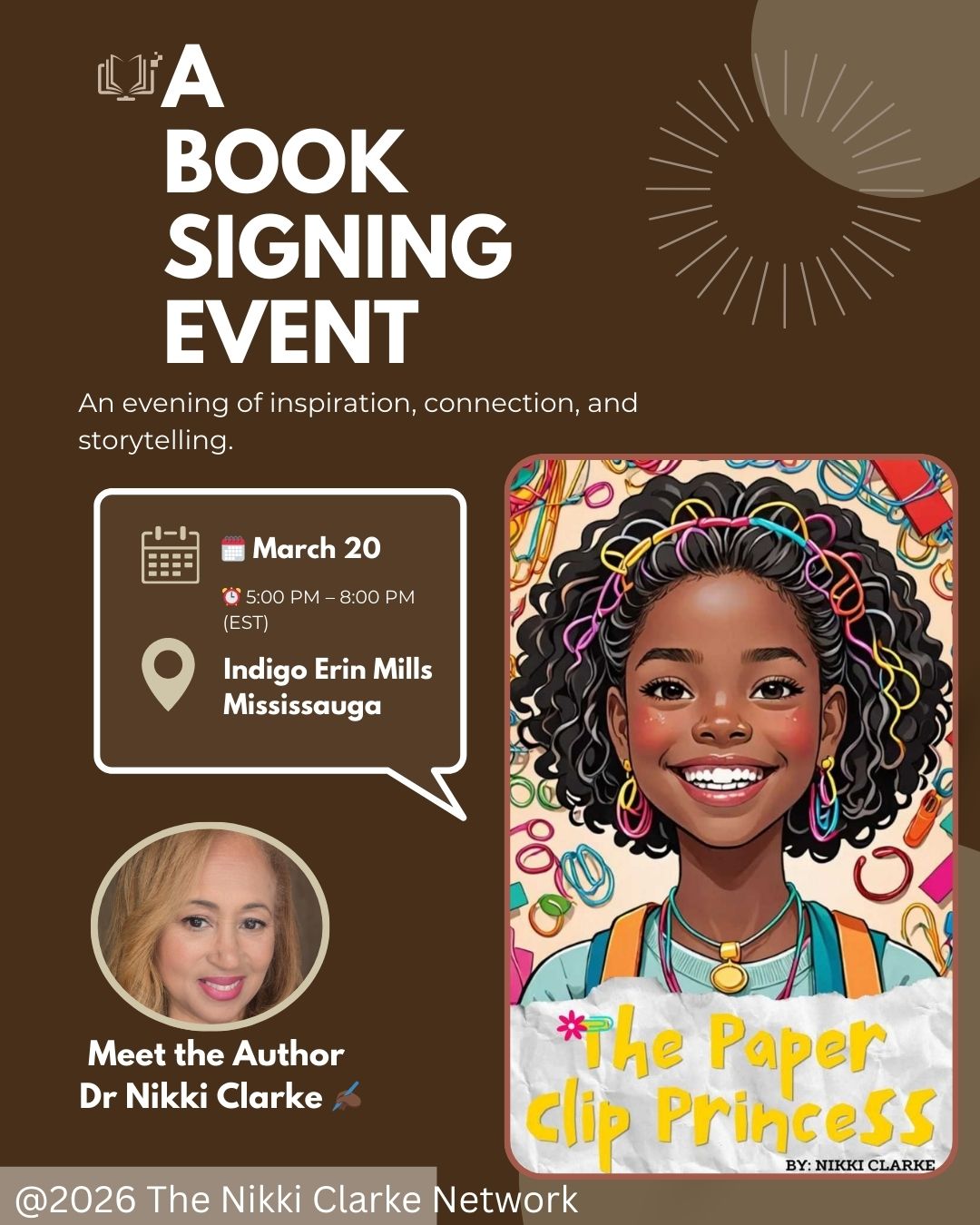 The Paper Clip Princess Book Siging