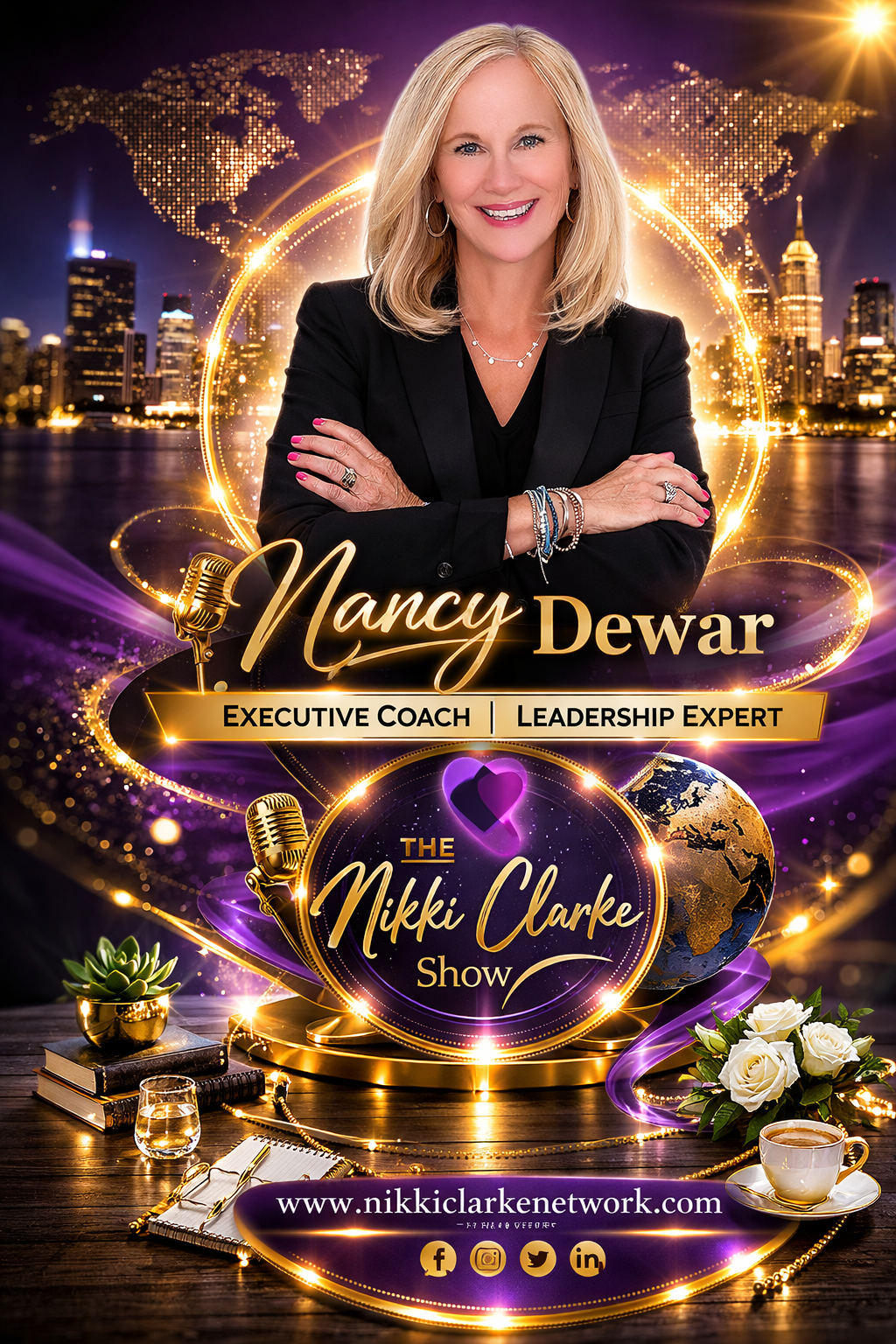 Nikki Clarke Show present Nancy Dewar