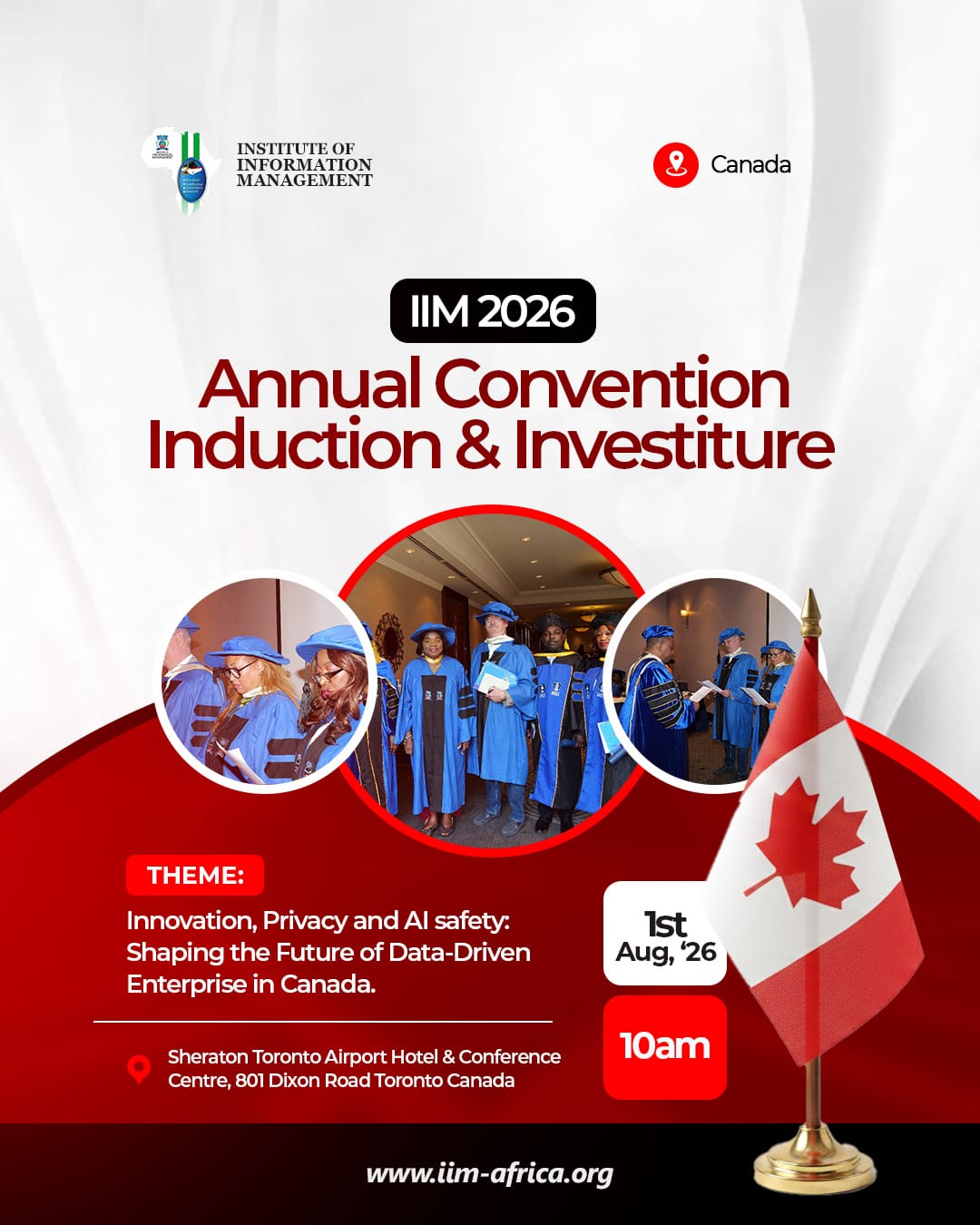 IIM Canada 2026 Conference, Induction and Investiture