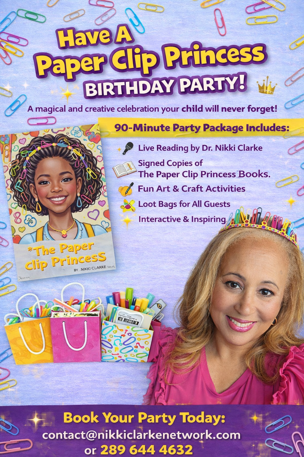 Paper Clip Princess Birthday Party