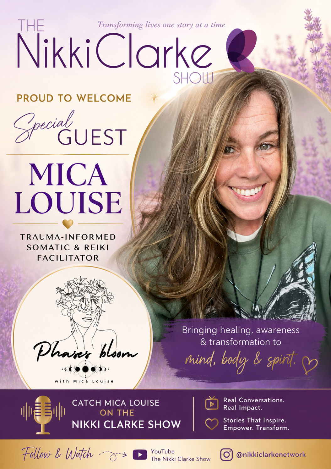 Nikki Clarke Show Special Guest Mica Louise