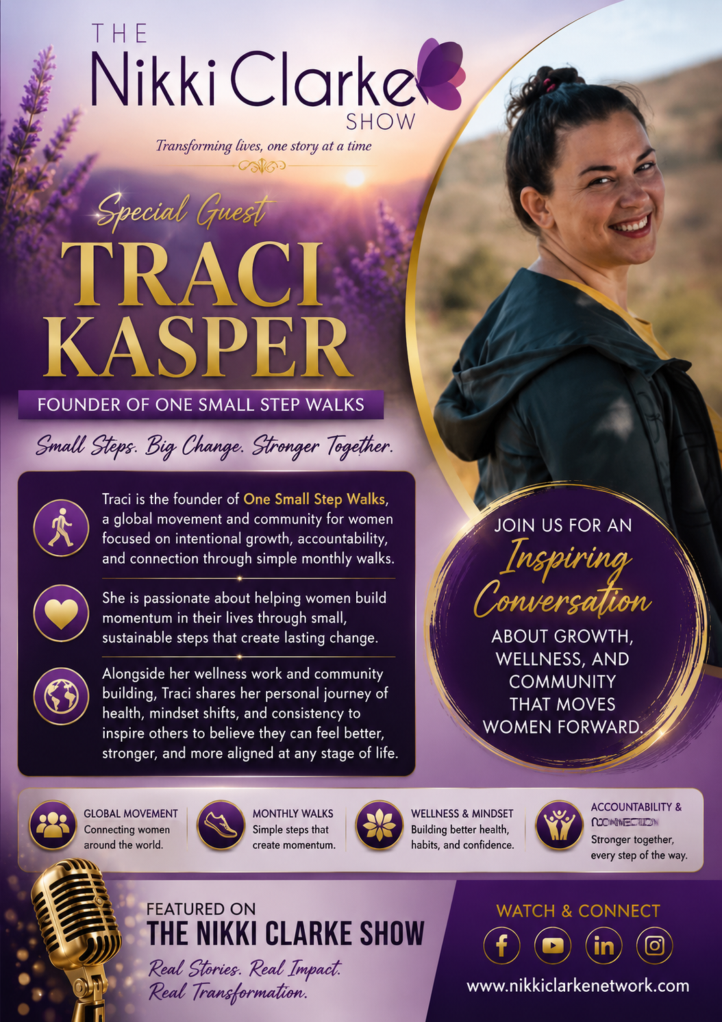 Nikki Clarke Show Special Guest Traci Kasper