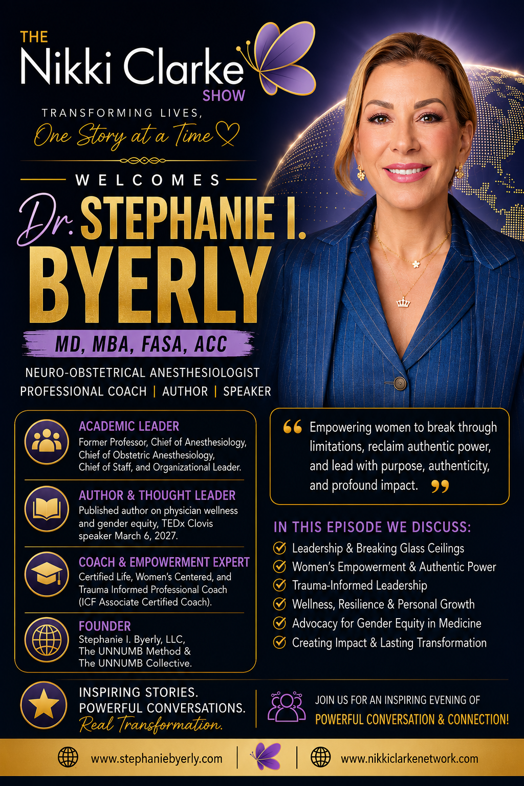 Nikki Clarke Show welcomes Dr. Stephanie Byerly