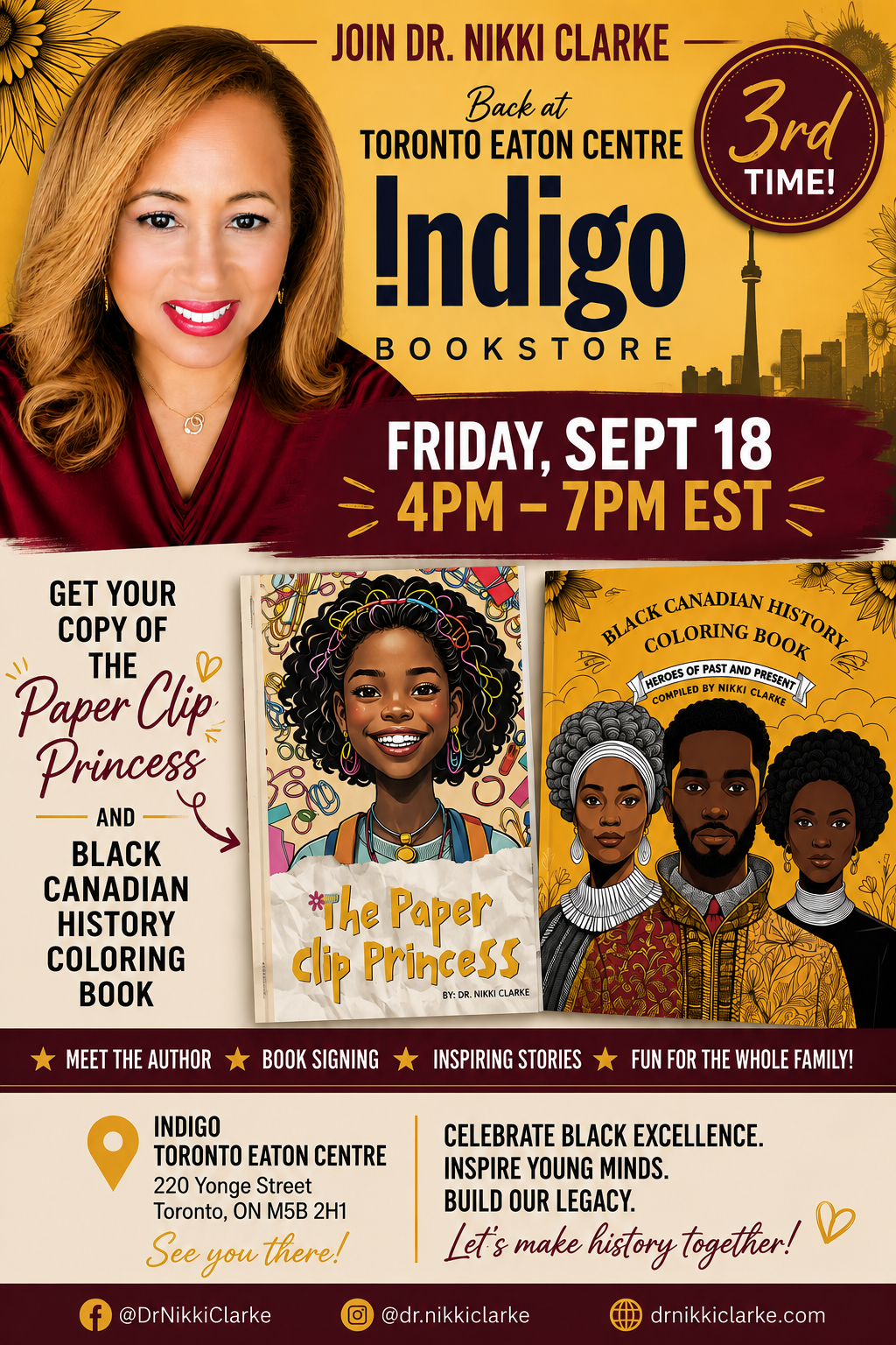 Join Dr. Nikki Clarke for a 3rd time!
