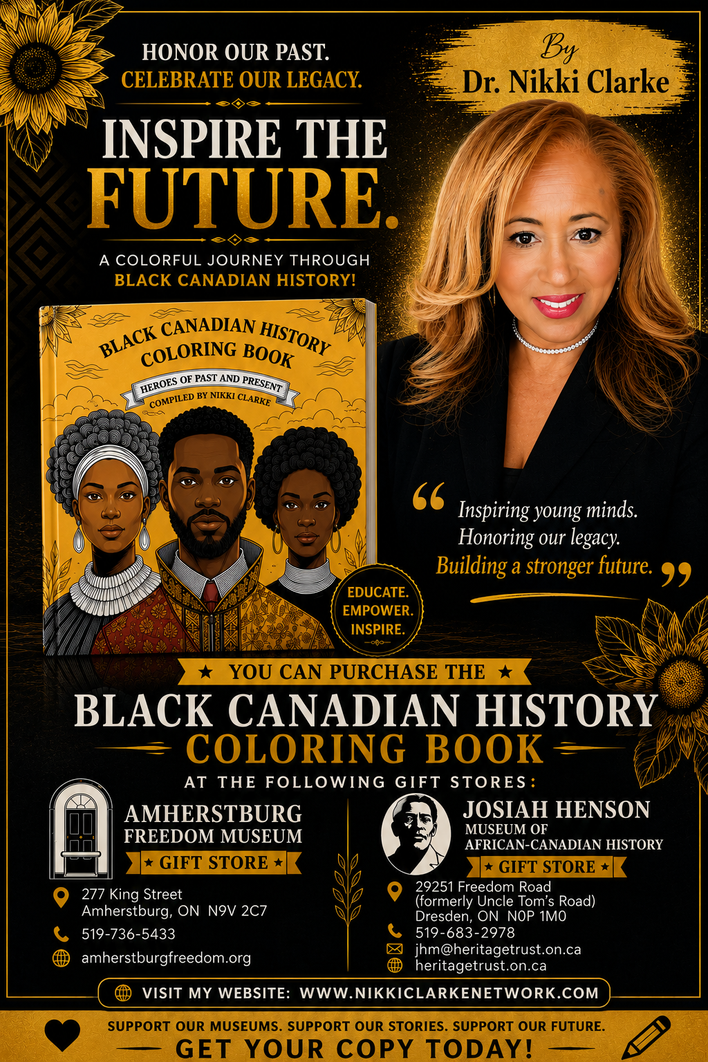 Black Canadian Coloring Book