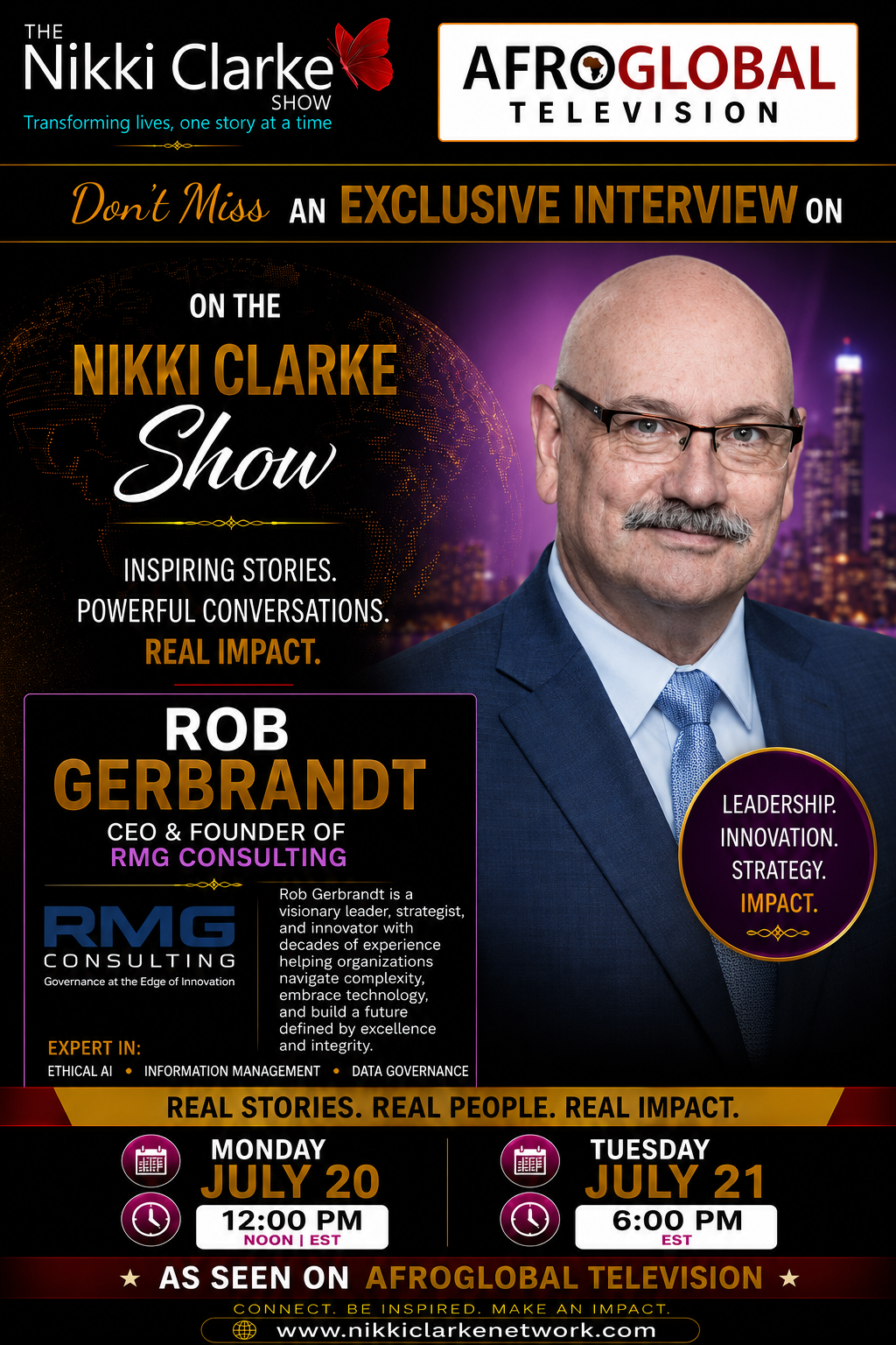 Nikki Clarke Show guest Rob Gerbrandt