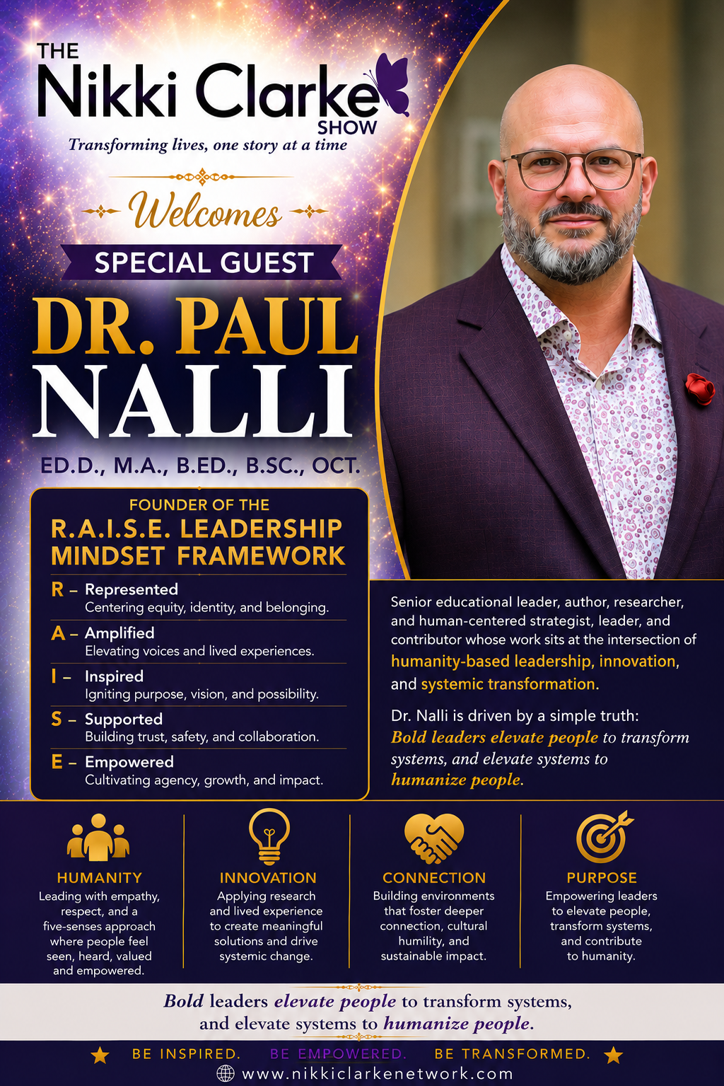 Nikki Clarke Show welcomes special guest Dr. Paul Nalli