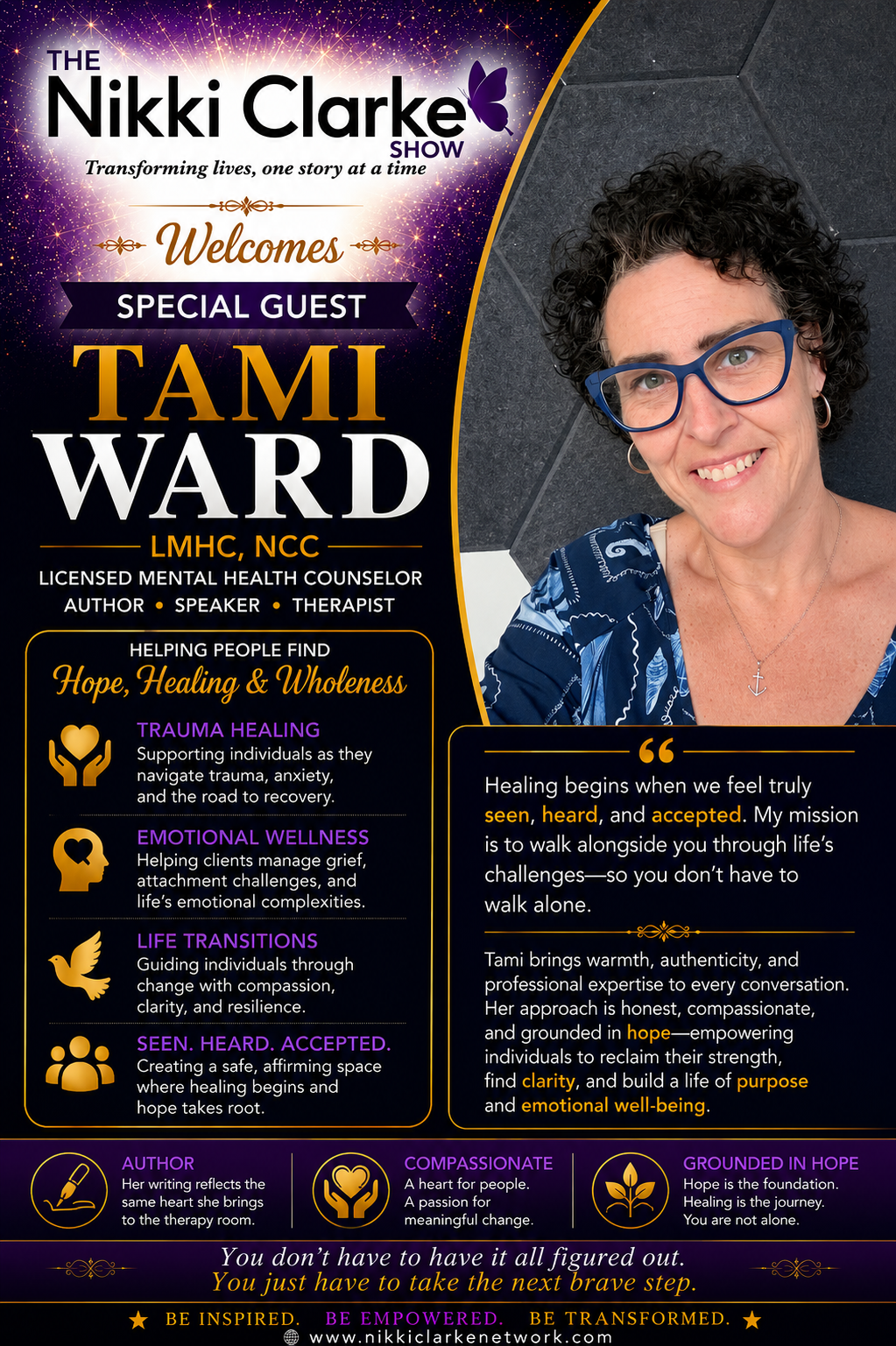 Nikki Clarke Show Special Guest Tami Ward