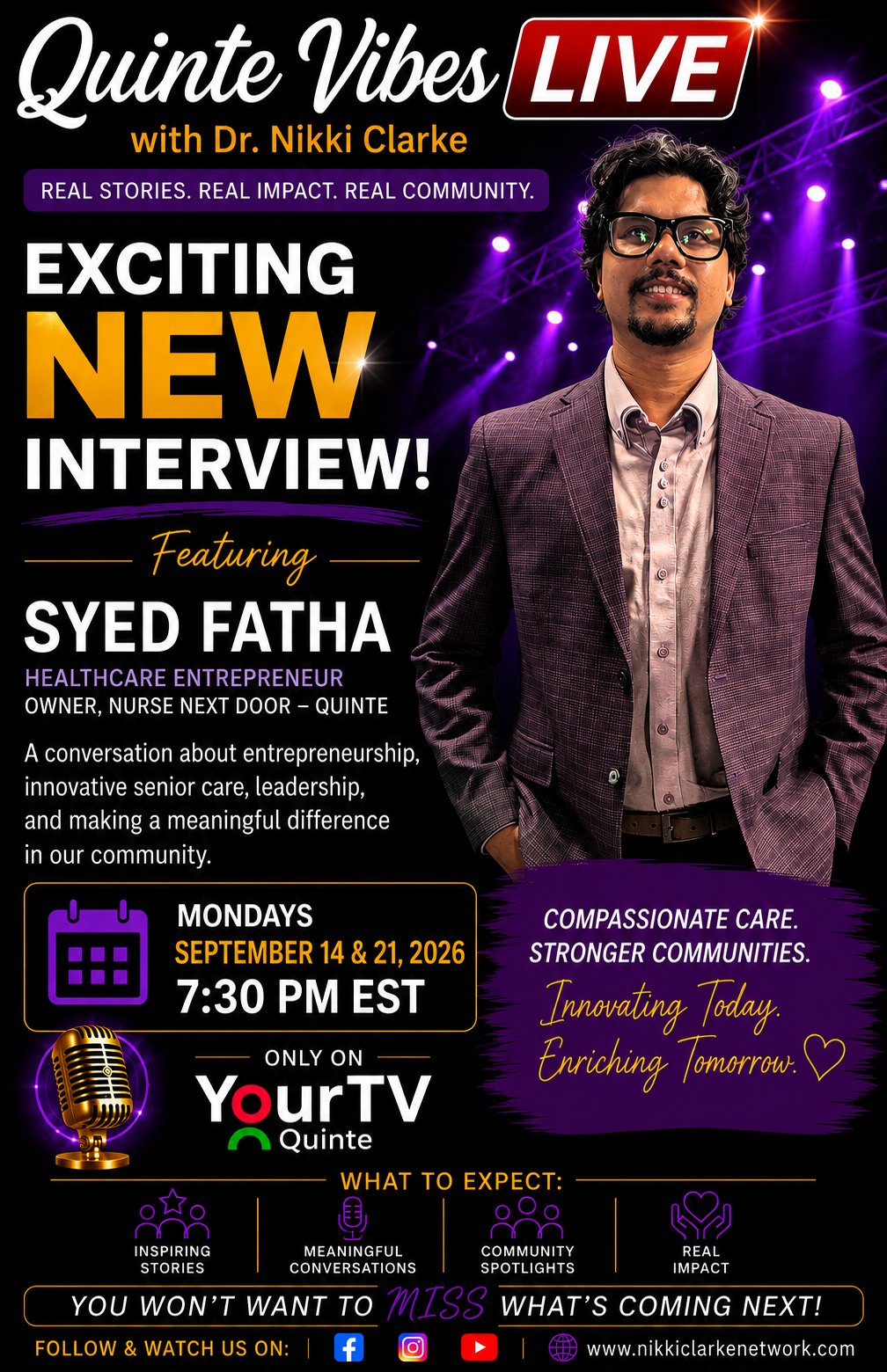 Quinte Vibes Live with Syed Fatha