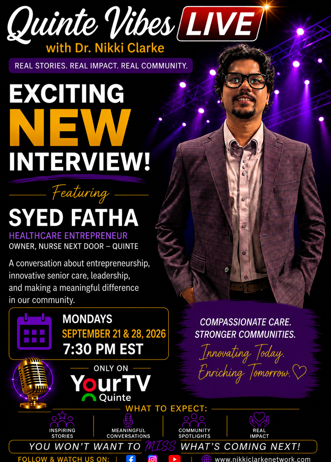 Quinte Vibes Live with Syed Fatha