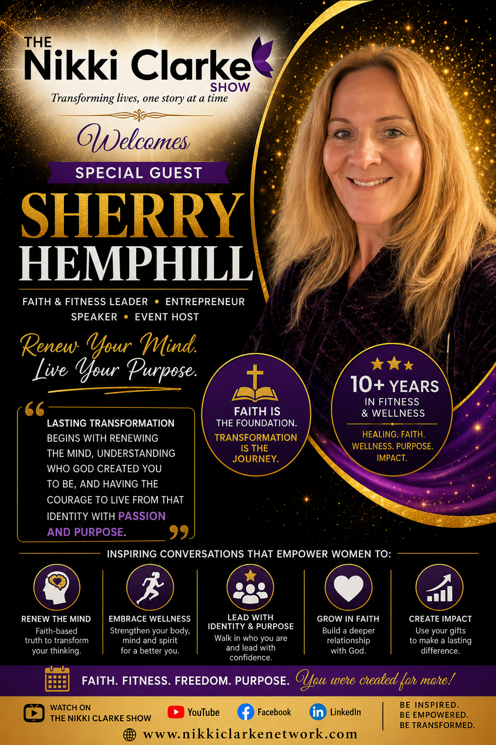 Nikki Clarke Show Welcome Special Guest Sherry Hemphill