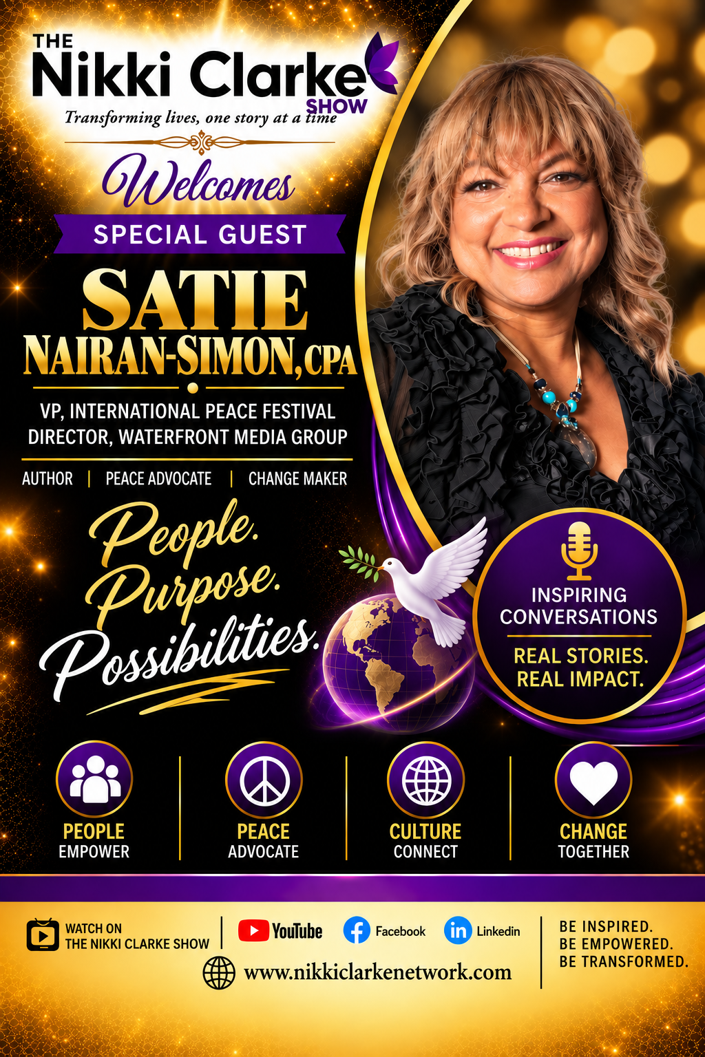 Nikki Clarke Show Welcomes Special Guest Satie Nairan-Simon, CPA