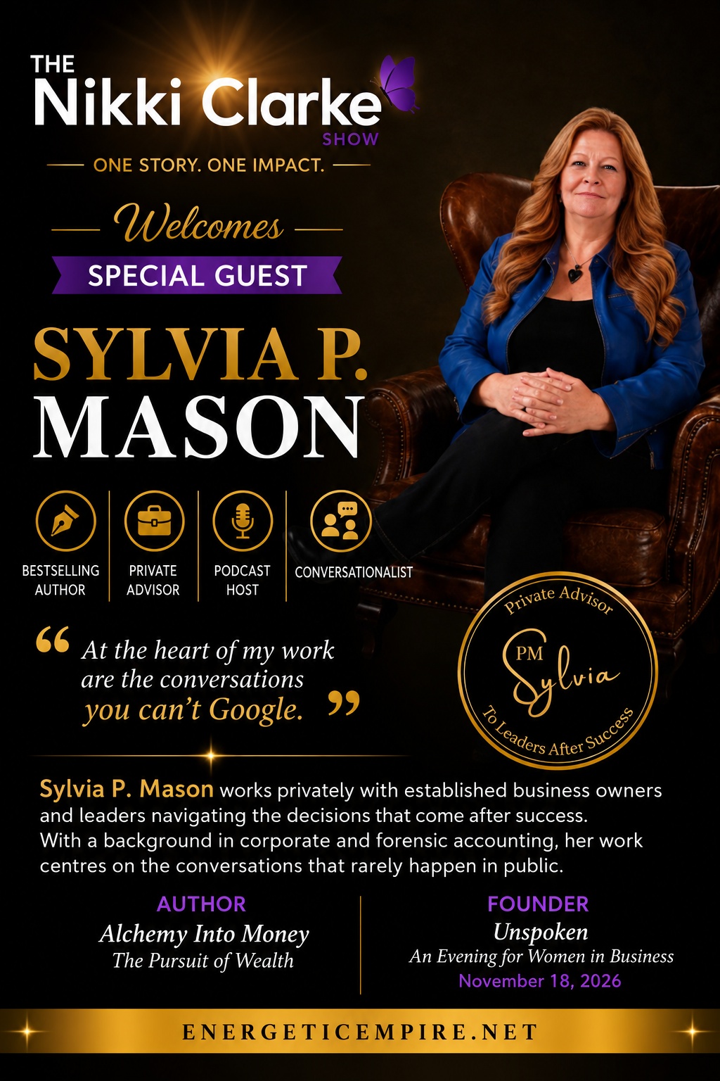 Nikki Clarke Show Welcomes Special Guest Sylvia P. Mason