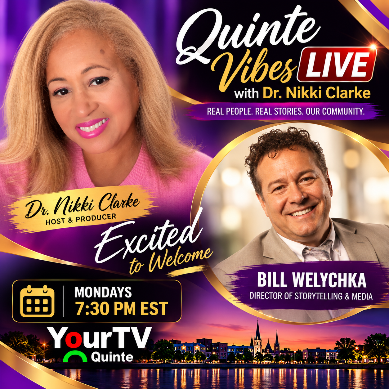 Quinte Vibes Lives Welcomes Bill Welychka