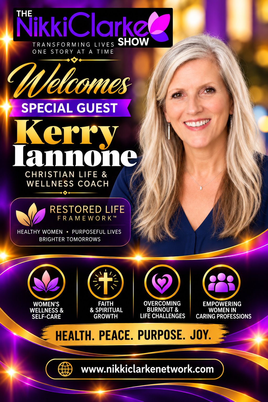 Nikki Clarke Show Welcomes Special Guest Kerry Iannone